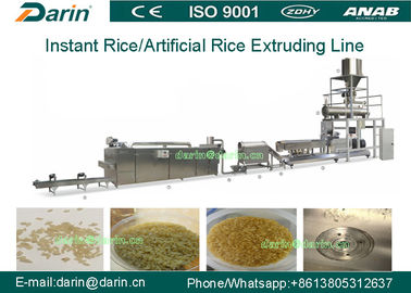 Atıştırmalık Ekstruder Makinesi / CE ile Suni Pirinç Ekstrüzyon Hattı